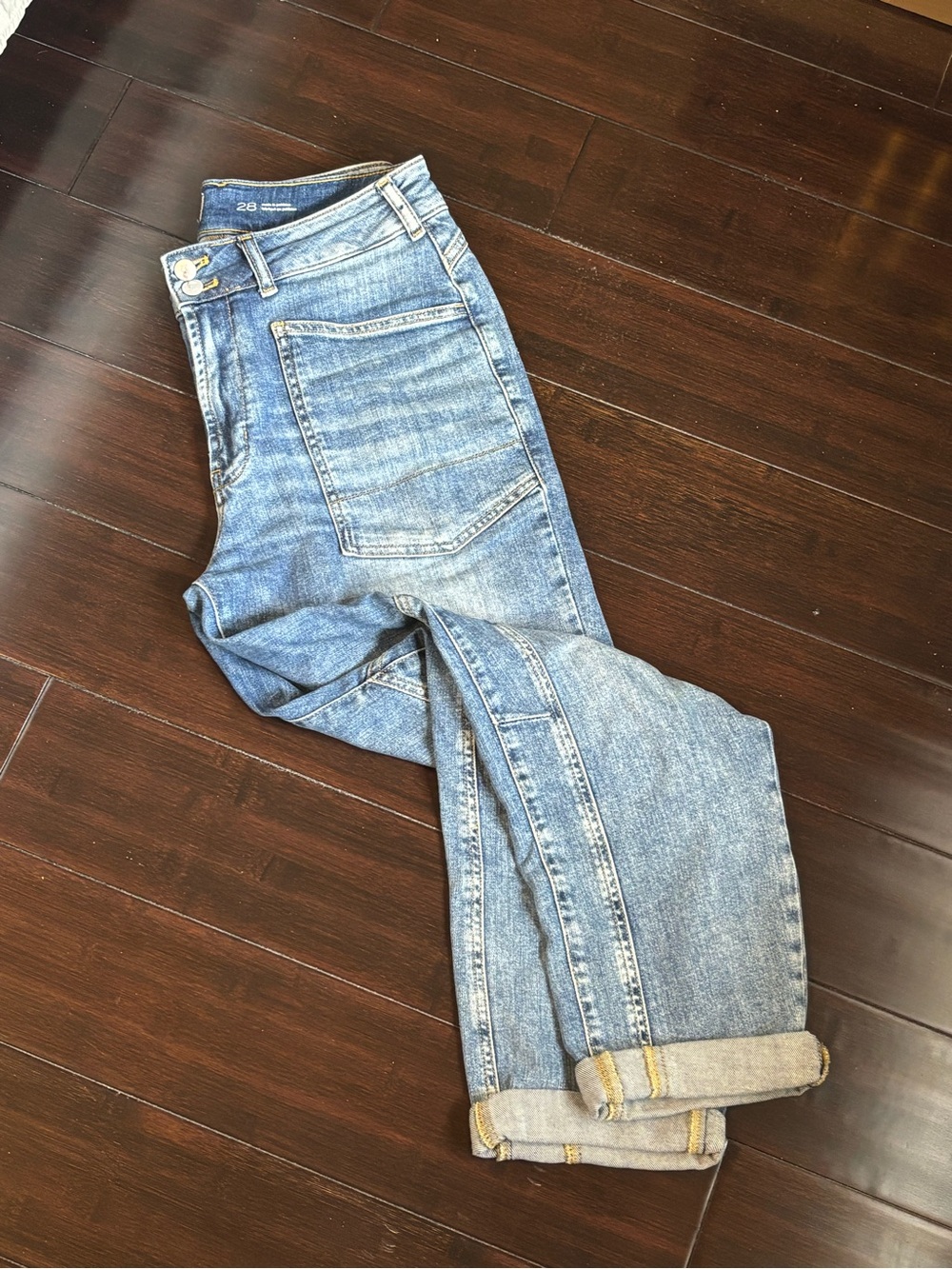 Anthropologie Light Blue Boyfriend Jeans